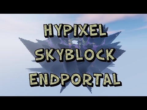 how to get to the end portal | Minecraft Hypixel Skyblock
