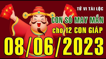 CON SỐ MAY MẮN HÀNG NGÀY (08-06-2023) CHO 12 CON GIÁP: Số Tài lộc, Giàu có & Thịnh Vượng