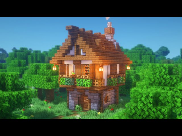 Minecraft: Medieval Starter House (aka Techno's House) ✨ Tutorial