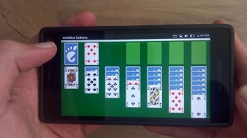 Solitaire with libertine on Ubuntu Touch 16.04 rc3