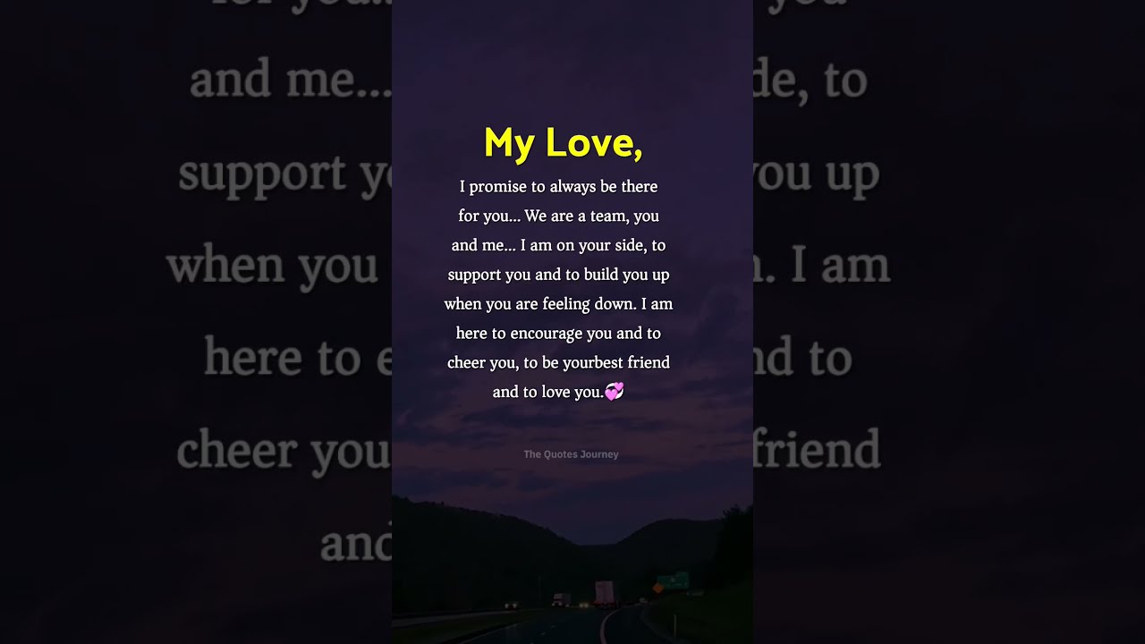 My Love I M Always Here Your Support Strength Forever UnbreakableBond Quotes