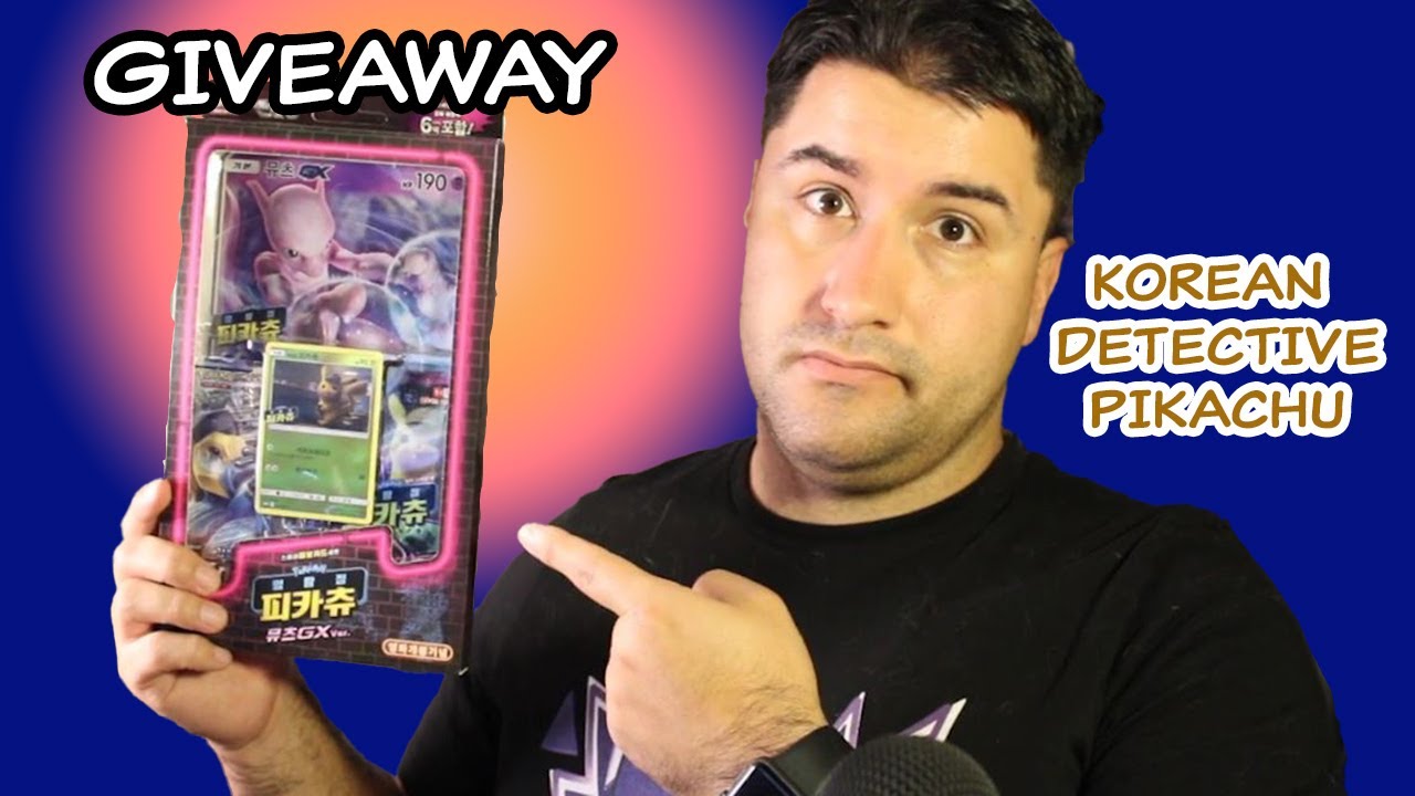 Korean Detective Pikachu and *GIVEAWAY*
