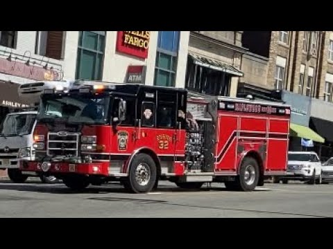 Maplewood Fire Department Engine 32 Responding Code 3 Emergent down SO ...
