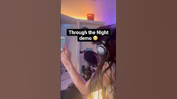 Through the Night early rough demo vs final master 🤘