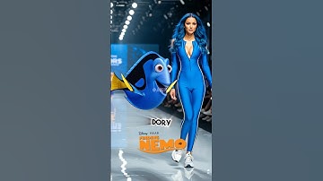 Finding Nemo Characters in REAL LIFE on a Luxury Runway! 🐠🔥 (AI Gone Viral) #aiart #findingnemo