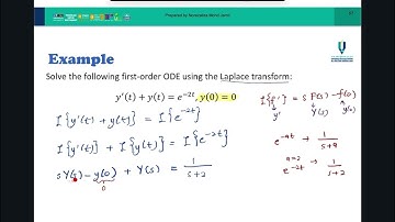 part 1 Solving ODE using Laplace Transform