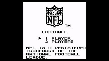 NFL Football (Game Boy 60Hz) - Intro / Attract Mode