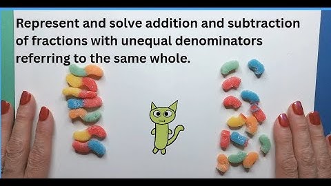 Grade 5: Solve addition & subtraction of fractions with unequal denominators