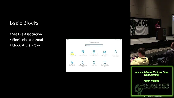 GrrCon 2018 Augusta16 we we Internet Explorer Does...