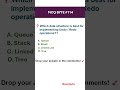 DSA MCQ #114 | Best Data Structure for Undo & Redo? | Stack Explained #ds #ezzybyte #mcqs