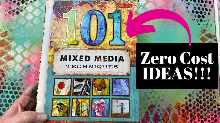 8 CHEAP & EASY Mixed Media Art Ideas I Haven't Tried Yet! [Stenciling & Stamping Techniques]