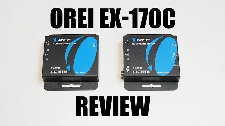 OREI EX-170C HDMI Extender Review - Zero Latency HDMI over Ethernet?