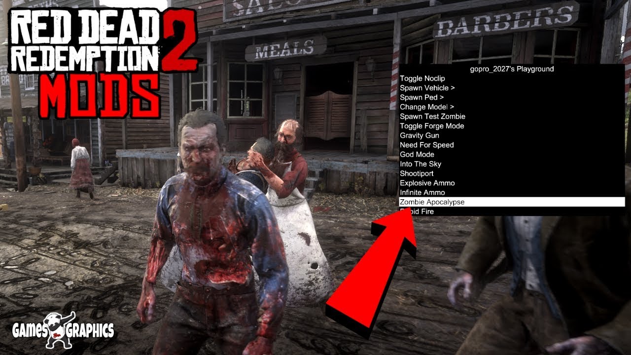 jeg fandt det Tom Audreath af New Trainer with Zombie Apocalypse at Red Dead Redemption 2 Nexus - Mods  and community