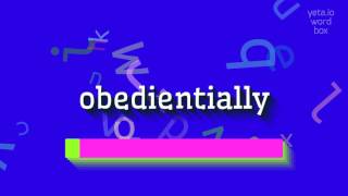 İTAAT OLARAK - NASIL OKUNUYORUZ?  #itaatkar bir şekilde (OBEDIENTIALLY - HOW TO PRONO