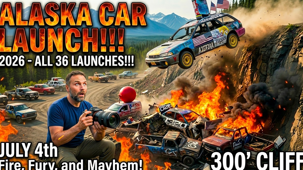 2026 – THE Most EXTREME Alaska July 4th Car Launch EVER… — Transcript