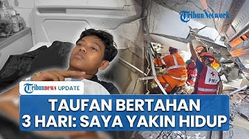 Kisah Taufan Diselamatkan Usai 3 Hari Terjebak Runtuhan Ponpes Al Khoziny: Saya Yakin Bisa Hidup