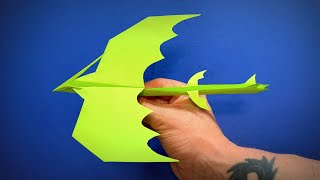 How To Make A Dragon Paper Plane Origami Airplane Easy Origami Art Resimi
