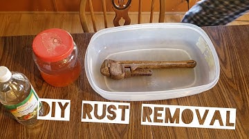 DIY Rust Removal With Vinegar Make Old Tools New Again