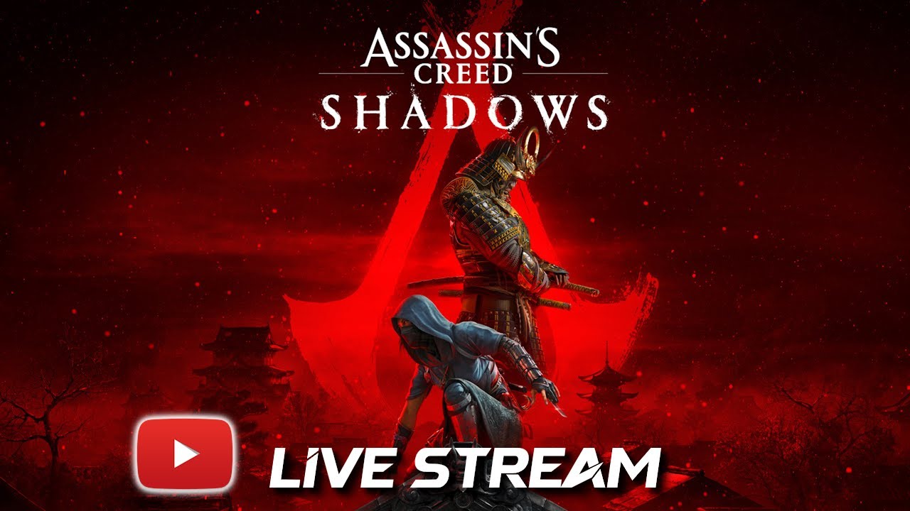 Assassins Creed Shadows - Lets Play Live Stream - YouTube