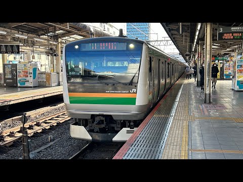 付属編成のトプナン】湘南新宿ラインE233系3000番台横コツE-51