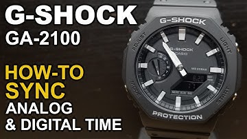Gshock GA 2100 - Adjusting watch hands