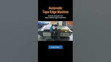 Automatic Tape Edge Machine Factory Test and Packing Ready for Mattress Production Worldwide