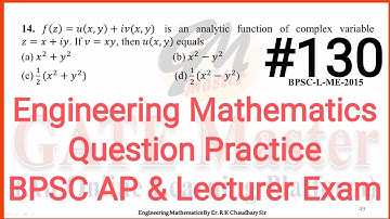 #130 Daily Question Practice of Engineering Mathematics for BPSC (Assistant Professor & Lecturer)