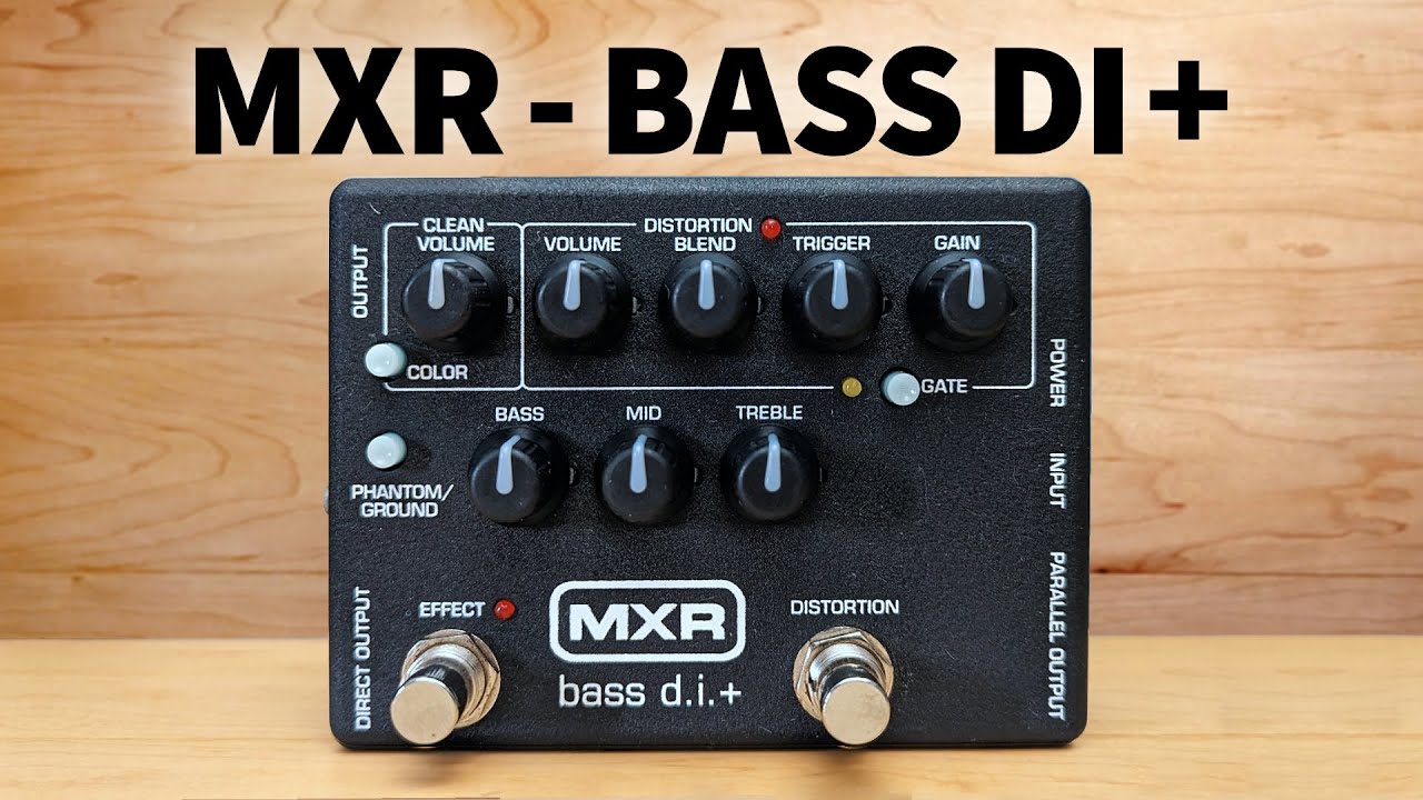 MXR Bass DI+ Demo - YouTube