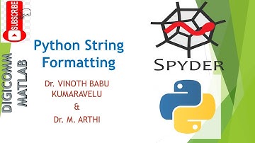 Python String Formatting-I by Dr. Vinoth Babu Kumaravelu