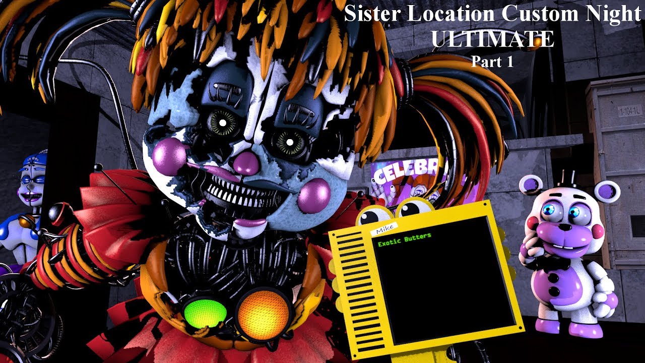 Five Nights at Freddy's: Sister Location - Custom Night - Part 3 