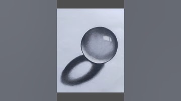 How to Draw 3d crystal ball drawing || 3d glass ball drawing step by step