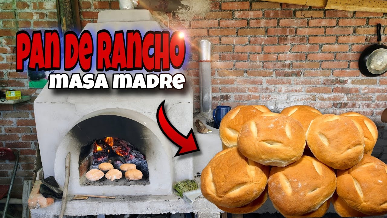 Este es el PAN de RANCHO Original 😱 Hecho con Masa Madre Como Hace 100 Años