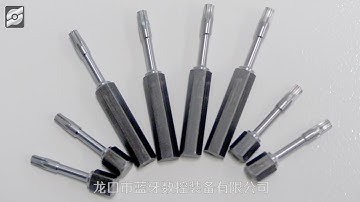 How to make Torx tybe screwdriver bits with a CNC machine