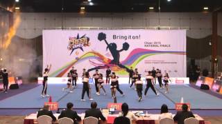 CHEER 2015: Zodiac Co-Ed Black routine