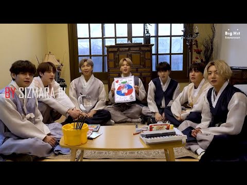 BTS Let's Make New Year Card -  ქართული გახმოვანებით - qartulad