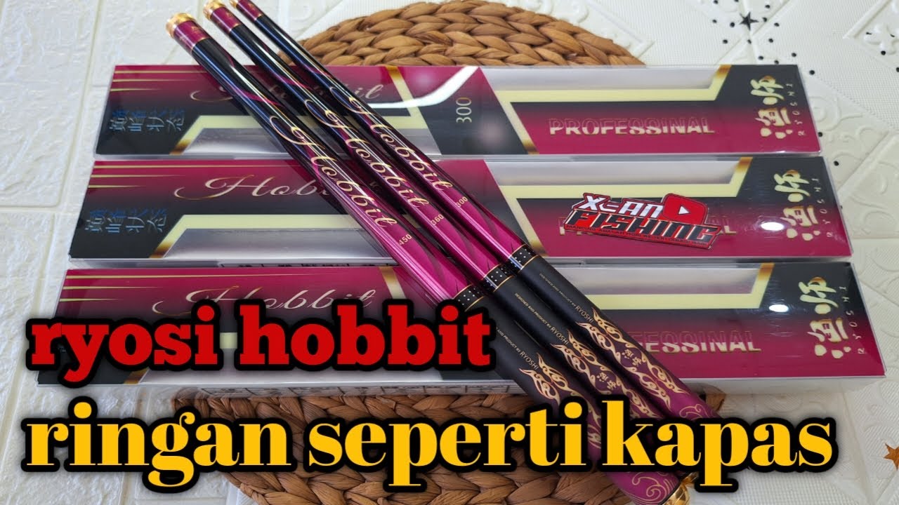 RYOSI HOBBIT Tegek ringan seperti kapas !! // tegek import full carbon enteng lurr !!