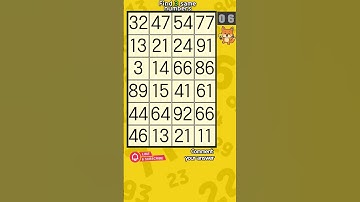 ⚡ Blink and Miss! Find the Same Numbers 1001 #brainteaser