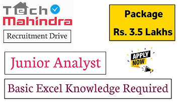 Tech Mahindra Off Campus Recruitment Drive : Job For For Freshers 2022