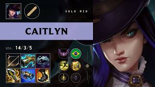 Caitlyn Mid vs Zoe - BR Master Patch 26.12
