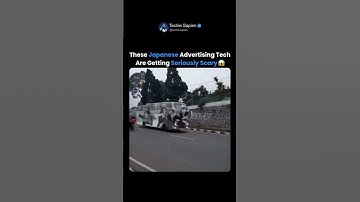 Japan’s 3D Bus Ads Look TOO Real To Be True 🤯