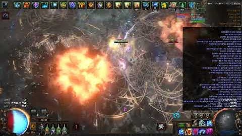 [POE 3.27] Guardian Res/Mana stacking Kinetic blast of clustering 16.5T blight Farming(High end.ver)
