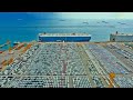 ¿Como transportan millones de coches? Naves gigantes, transportadores de coches.