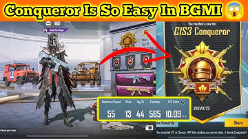 Conqueror Is So Easy In BGMI ? 😱-SAMSUNG A3,A5,A6,A7,J2,J5,J7,A5,S6,S7,59,A10,20,30,50,A70