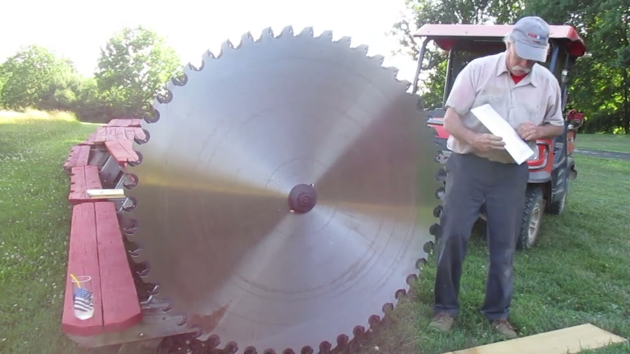 NEW SAWMILL BLADE WORK 801 YouTube