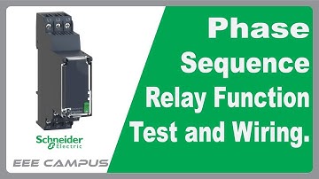 Phase Sequence and Phase Failure Relay Test and Connection Diagram in Bangla | #PhaseSequenceRelay