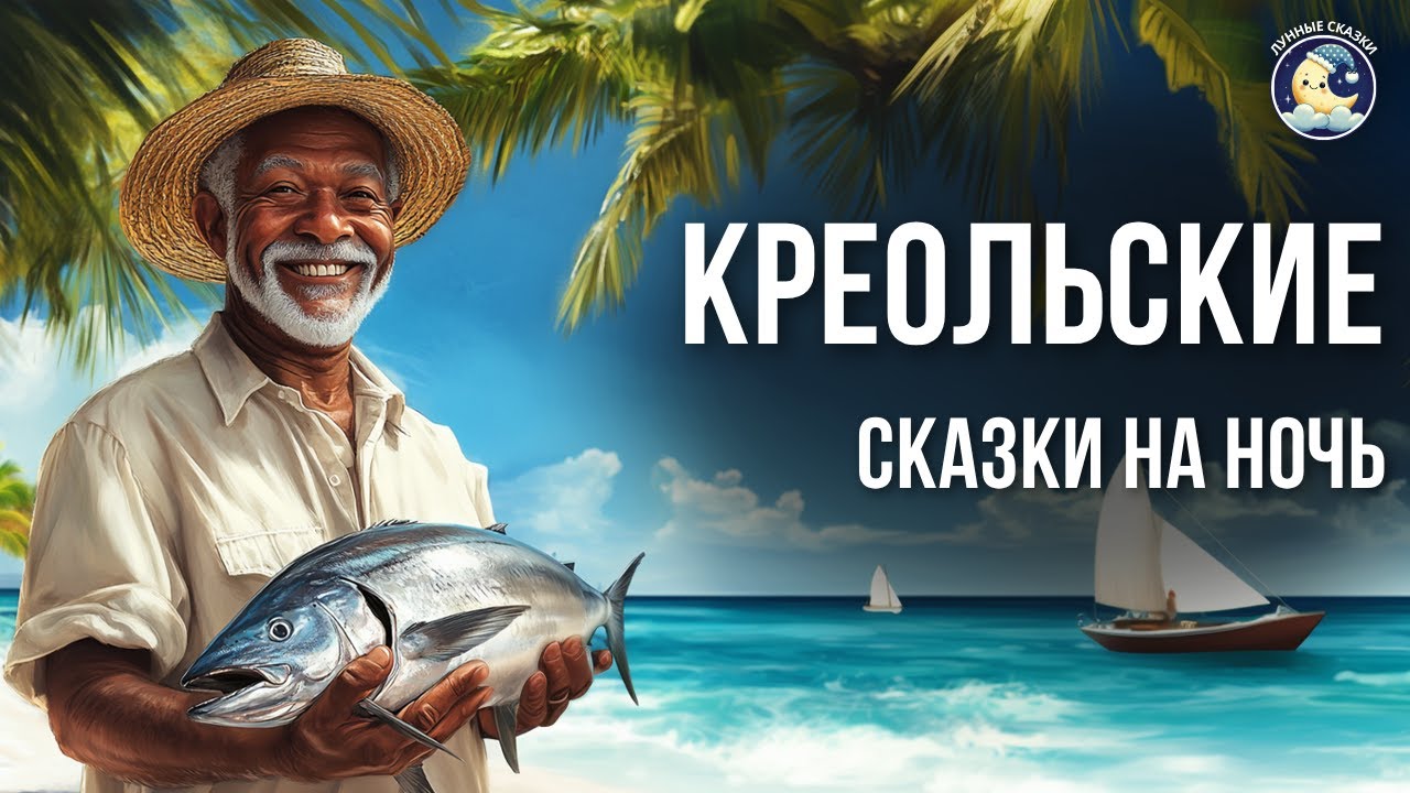 Креольские сказки на ночь и звуки моря | Аудиосказки для сна | Сказки от бессонницы для взрослых