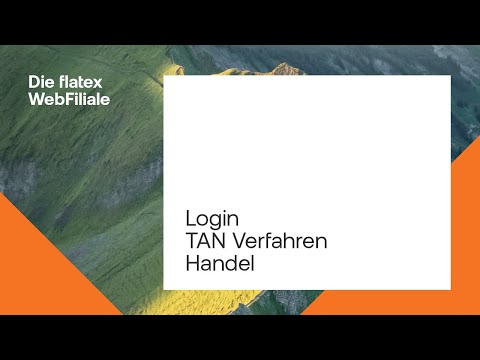 Die flatex WebFiliale | Login, TAN-Verfahren, Handel