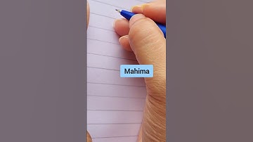 Mahima #happy #handwriting #beautiful #tipsandtrick #request #name #art #artist @WriteItUp3