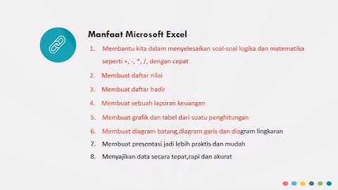 Tik kelas 5 SD | Microsoft Excel | Part 1