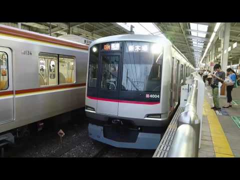 (超レア!)東急5050系4000番台運用有楽町線新木場行き 和光市駅発車